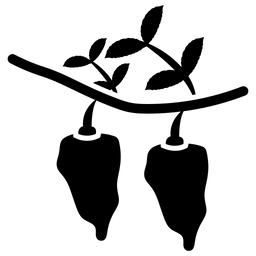 Rote Papierpflanze  Symbol