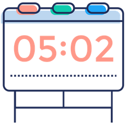 Digitaler Timer  Symbol