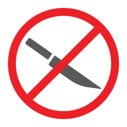 No Knife  Icon