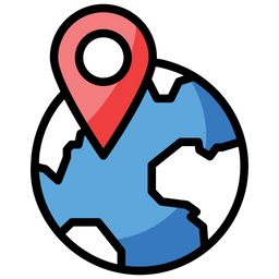 Global Location Global Access Network Location Icon
