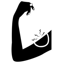 Armbruch  Symbol