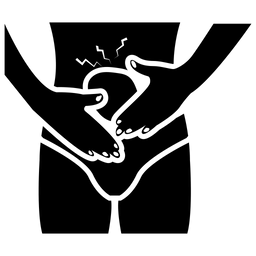 Bauchschmerzen  Symbol