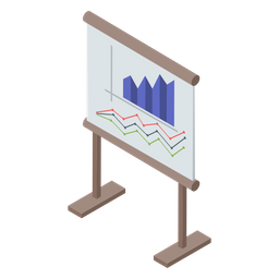 Geschäfts Präsentation  Symbol