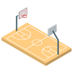 Basketball Court  Icon