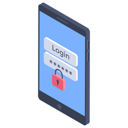 Mobile Login Sign In Mobile Password Icon