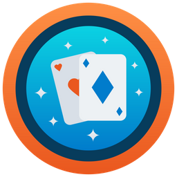 Pokar Emblem Card Game Gambling Icon