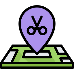 Barbershop location  Icon