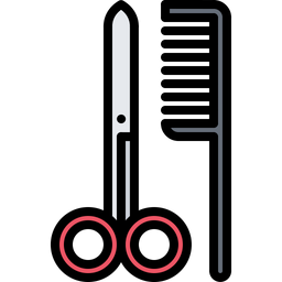 Friseurausrüstung  Symbol