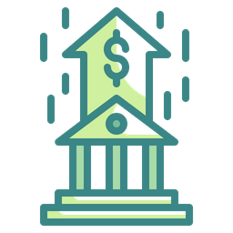 Bank growth  Icon