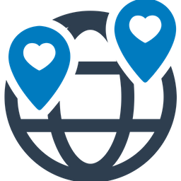 Charity organization location  Icon