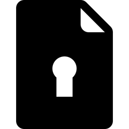 Sperrdatei  Symbol