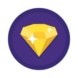 Diamond Shiny Reputation Icon