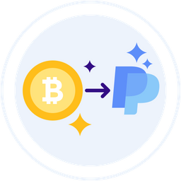 Bitcoin para PayPal  Ícone