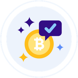 Bitcoin accepted here  Icon