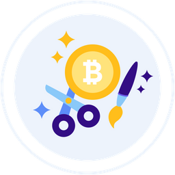 Bitcoin-Handwerk  Symbol