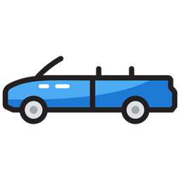 Convertible Car  Icon