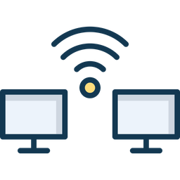 Mit dem Internet verbunden  Symbol