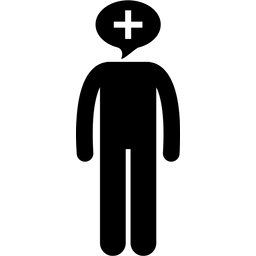 Bejahender Mann  Symbol