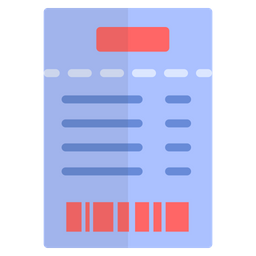 Receipt  Icon