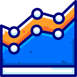 Area graph  Icon