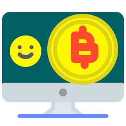 Bitcoin transfer  Icon