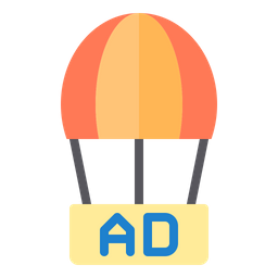 Ad on balloon  Icon