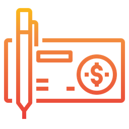 Cheque  Icon