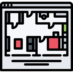 Apartment layout  Icon