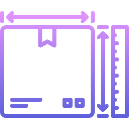 Box dimension  Icon