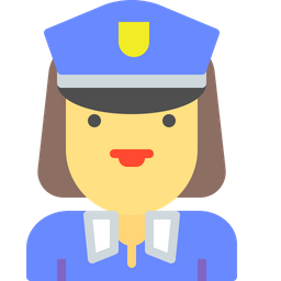 Female cop  Icon