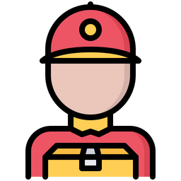 Courier boy  Icon