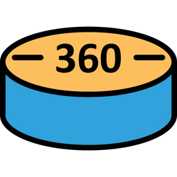 360 degree camera  Icon