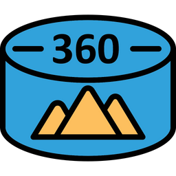 360 degree image  Icon