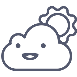 Cloud sun  Icon