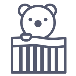 Bear bed  Icon