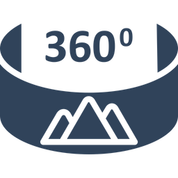 360 degree image  Icon