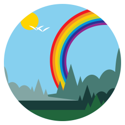 Rainbow  Icon