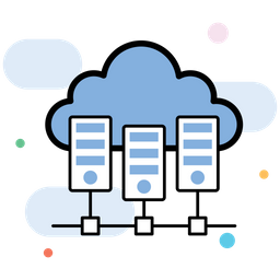 Cloud Data Server  Icon