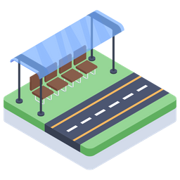 Arrêt de bus  Icône