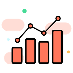 Gráfico de negócios  Ícone