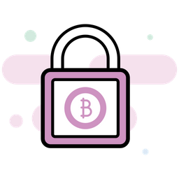 Bitcoin Lock  Icon