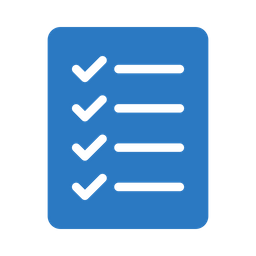 Lista de controle  Ícone