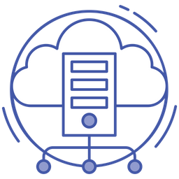 Cloud Server  Icon