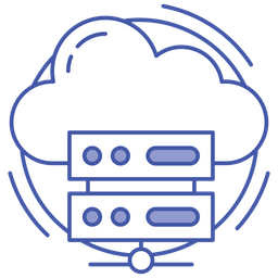 Cloud Server  Icon