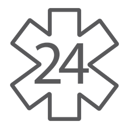 24 hour service  Icon