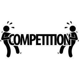 Geschäftswettbewerb  Symbol