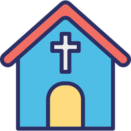 Chapel Christians Building Church Icon