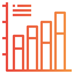 막대 그래프  아이콘