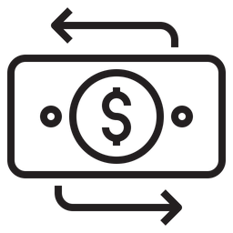 Des flux de trésorerie  Icône