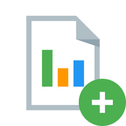 Add Report Paper  Icon